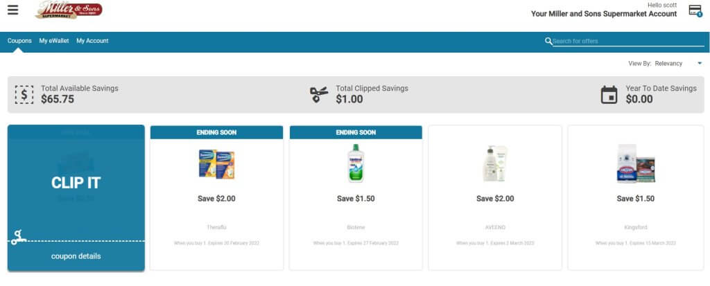 Clip Coupons
